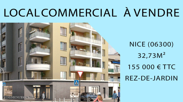 Vente Immobilier Professionnel Local commercial Nice 06300