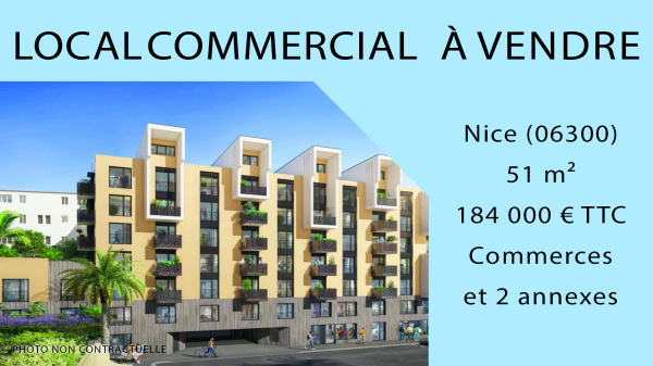 Vente Immobilier Professionnel Local commercial Nice 06300